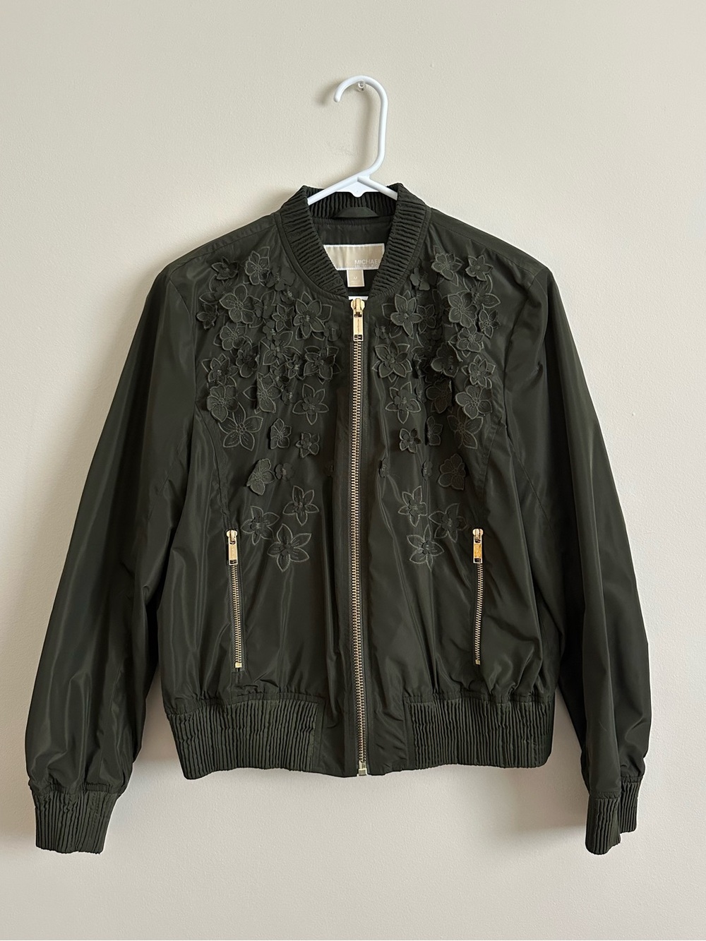 Michael Kors Olive Bomber Jacket